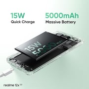 Realme 12x 256GB Glowing Black 5G Smartphone - Middle East Version
