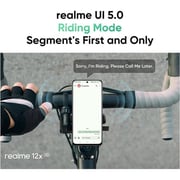 Realme 12x 256GB Glowing Black 5G Smartphone - Middle East Version