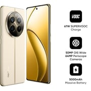 Realme 12 Pro+ 256GB 8GB Navigator Beige 5G Smartphone - Middle East Version