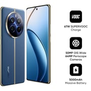  ريلمي 12 برو+ هاتف ذكي بسعة 256 جيجا، لون أزرق بحري، يدعم تقنية 5G - إصدار الشرق الأوسط
