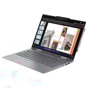 Lenovo ThinkPad X1 Gen 9 2-in-1 Convertible (2024) AI PC - 1st Series / Intel Core Ultra 7-155U / 14inch WUXGA / 1TB SSD / 16GB RAM / Shared Intel Graphics / Windows 11 Pro / English & Arabic Keyboard / Grey / Middle East Version - [21KE0056GR]