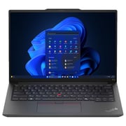 Lenovo ThinkPad E14 Gen 6 (2024) AI PC - 1st Series / Intel Core Ultra 5-125U / 14inch WUXGA / 512GB SSD / 8GB RAM / Shared Intel Graphics / Windows 11 Pro / English & Arabic Keyboard / Black / Middle East Version - [21M7000GGR]
