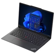 Lenovo ThinkPad E14 Gen 6 (2024) AI PC - 1st Series / Intel Core Ultra 5-125U / 14inch WUXGA / 512GB SSD / 8GB RAM / Shared Intel Graphics / Windows 11 Pro / English & Arabic Keyboard / Black / Middle East Version - [21M7000GGR]