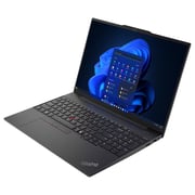 Lenovo ThinkPad E16 Gen 2 (2024) AI PC - 1st Series / Intel Core Ultra 7-155U / 16inch WUXGA / 512GB SSD / 16GB RAM / Shared Intel Arc Graphics / Windows 11 Pro / English & Arabic Keyboard / Black / Middle East Version - [21MA001SGR]