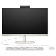 HP All-in-One (2023) Desktop - 13th Gen / Intel Core i5-1335U / 23.8inch FHD / 512GB SSD / 8GB RAM / Shared Intel Iirs Xe Graphics / Windows 11 / English Keyboard / Shell White / International Version - [24-CR0123NH]