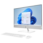 HP All-in-One (2023) Desktop - 13th Gen / Intel Core i7-13700 / 27inch FHD / 1TB SSD / 16GB RAM / 4GB NVIDIA GeForce RTX 3050 Graphics / Windows 11 / English Keyboard / White / International Version - [27-CA2151NH]