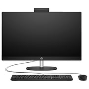 HP All-in-One (2023) Desktop - 13th Gen / Intel Core i7-1355U / 27inch FHD / 1TB SSD / 16GB RAM / Shared Intel Iris Xe Graphics / Windows 11 / English Keyboard / Jet Black / International Version - [27-CR0090NH]