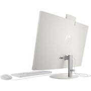 HP All-in-One (2023) Desktop - 13th Gen / Intel Core i7-1355U / 23.8inch FHD / 512GB SSD / 16GB RAM / Shared Intel Iris Xe Graphics / Windows 11 / English Keyboard / Shell White / International Version - [24-CR0001L]