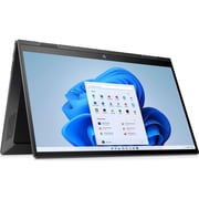 HP Envy x360 2-in-1 Convertible (2021) Laptop - AMD Ryzen 7-5700U / 15.6inch FHD / 512GB SSD / 12GB RAM / Shared AMD Radeon Graphics / Windows 11 Home / English Keyboard / Nightfall Black / International Version - [15-EE1093CL]