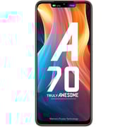 ايتل هاتف ذكي A70 بسعة 128 جيجا بايت ذهبي لامع يدعم تقنية 4G