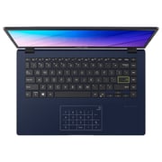 Asus (2021) Laptop - Intel Celeron N4500 / 14inch HD / 128GB SSD / 4GB RAM / Shared Intel UHD Graphics / Windows 11 Home / English Keyboard / Star Black / International Version - [E410KA-TB.CL4128BK]