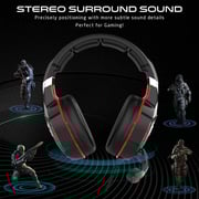 Gameon GOK901 Nightfall Wired Over Ear Gaming Headphones Black