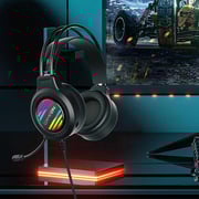 Gameon GOT100 Ravenstrike Wired Over Ear Gaming Headphones Black