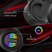Gameon GOT100 Ravenstrike Wired Over Ear Gaming Headphones Black