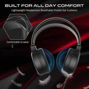 Gameon GOT100 Ravenstrike Wired Over Ear Gaming Headphones Black