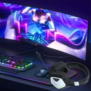 Gameon GOK905 Infernus Wired Over Ear Gaming Headphones Black