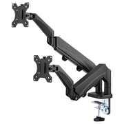 Gameon Dual Monitor Arm Stand And Mount Black