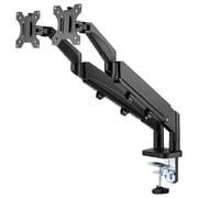 Gameon Dual Monitor Arm Stand And Mount Black