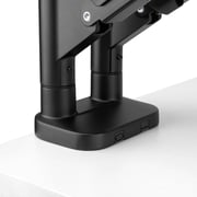 Gameon Dual Monitor Arm Stand And Mount Black
