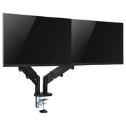 Gameon Dual Monitor Arm Stand And Mount Black