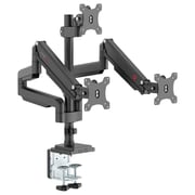 Gameon Triple Monitor Arm Stand And Mount Black