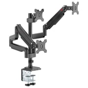 Gameon Triple Monitor Arm Stand And Mount Black