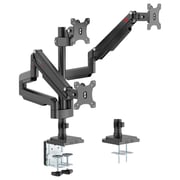 Gameon Triple Monitor Arm Stand And Mount Black