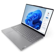 Lenovo Yoga Pro 7 14IMH9 (2024) AI PC - 1st Series / Intel Core Ultra 7-155H / 14.5inch 3K / 1TB SSD / 32GB RAM / Shared Intel Arc Graphics / Windows 11 Home / English & Arabic Keyboard / Luna Grey / Middle East Version - [83E200A3AX]