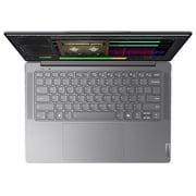 Lenovo Yoga Pro 7 14IMH9 (2024) AI PC - 1st Series / Intel Core Ultra 7-155H / 14.5inch 3K / 1TB SSD / 32GB RAM / Shared Intel Arc Graphics / Windows 11 Home / English & Arabic Keyboard / Luna Grey / Middle East Version - [83E200A3AX]