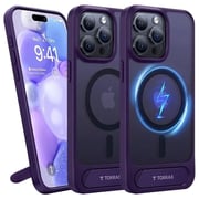 Torras UPRO Pstand Series Case Dark Purple iPhone 15 Pro