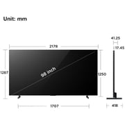 TCL 98C855 QD-Mini LED 4K Google Television 98inch (2024 Model)