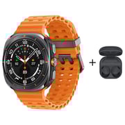Samsung Galaxy Watch Ultra (LTE, 47mm) Titanium Gray + Buds 2 Pro