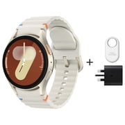 Samsung Galaxy Watch7 (Bluetooth, 40mm) Cream + SmartTag2 + 25W Travel Adapter - Pre-order