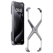Max & Max Sleek X Design Case Silver iPhone 15 Pro Max