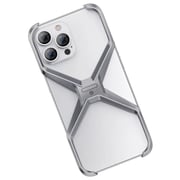 Max & Max Sleek X Design Case Silver iPhone 15 Pro Max