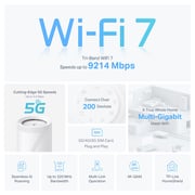 TPLink BE9300 Home Mesh Wi-Fi 7 Router