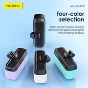 Foneng Power Bank 5000mAh Black P69