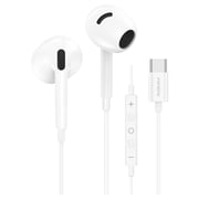 Foneng T66 USB-C In Ear Headset White