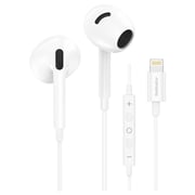 Foneng T66 Lightning In Ear Headset White