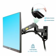 NB Full Motion Monitor Wall Mount Black