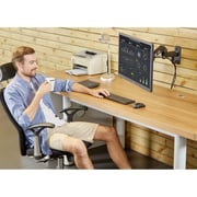 NB Full Motion Monitor Wall Mount Black