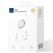 Wiwu Vigor 3-in-1 USB Cable 1.2m White