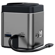 Wiwu Cube Hub 9-in-1 Docking Station With Wireless Charger