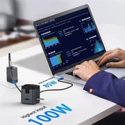 Wiwu Cube Hub 9-in-1 Docking Station With Wireless Charger