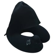 Travelmall 1 Pc 3D Inflatable Neck Pillow Black
