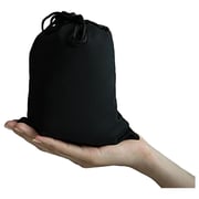 Travelmall 1 Pc 3D Inflatable Neck Pillow Black