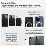 Spigen Lock Fit MagFit Wallet Card Holder Black iPhone