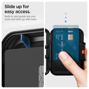 Spigen Lock Fit MagFit Wallet Card Holder Black iPhone
