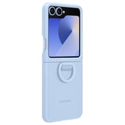 Samsung Silicone Case With Ring Blue Galaxy Z Flip 6