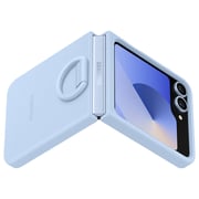 Samsung Silicone Case With Ring Blue Galaxy Z Flip 6